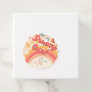 Etiquetas Para Lembrancinhas Boho sunshine groovy obrigado de aniversário você
