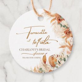 Etiquetas Para Lembrancinhas Boho Terracotta and Tequila Bridal Shower