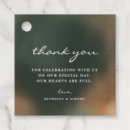 Etiquetas Para Lembrancinhas Boho Verde Casamento Minimalista Obrigado Marca Fa