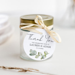 Etiquetas Para Lembrancinhas Boho Watercolor Eucalyptus Wedding