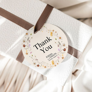 Etiquetas Para Lembrancinhas Boho Wildflower Wedding Gift Tags