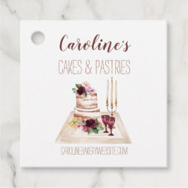 Etiquetas Para Lembrancinhas Boho Wine Baking Bakery Cupcakes Boutique Pastries