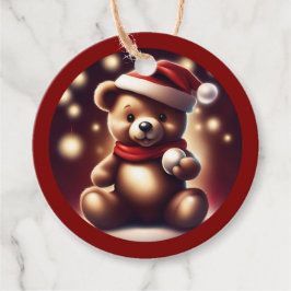 Etiquetas Para Lembrancinhas Bola de Ursinho de Natal 2010