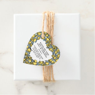 Etiquetas Para Lembrancinhas Bolbos de tulipas amarelas do memorial funerário