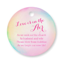 Bolhas de Casamento Marcas d'água de instrução de