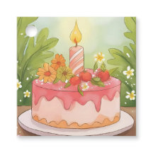 Bolo de aniversário rosa | Feliz aniversário desej