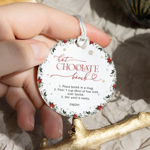 Etiquetas Para Lembrancinhas Bomba de Chocolate Quente Frio Fora das Marcas de