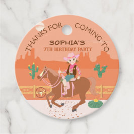 Etiquetas Para Lembrancinhas Bonito Cowgirl e Festa de aniversário