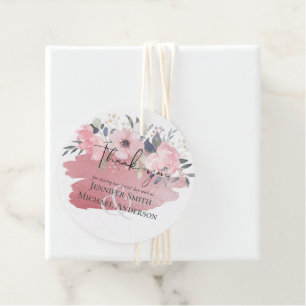 Etiquetas Para Lembrancinhas Bonito Girly Rosegold Floral Glam Wedding