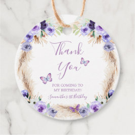 Etiquetas Para Lembrancinhas Borboleta Flutuada de Um Ano Primeiro Aniversário 