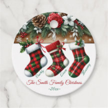 Botânica de Aquarela de Natal Elegante