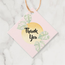 Etiquetas Para Lembrancinhas Botanical Thank You Tags | Gift Tag