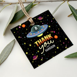 Etiquetas Para Lembrancinhas Boys Neon Outer Space Birthday Party Favor