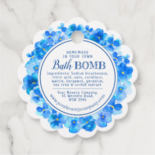 Etiquetas Para Lembrancinhas Branco azul do amor perfeito caseiro da bomba do