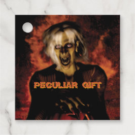 Etiquetas Para Lembrancinhas bruxa má com abóbora. Dia das Bruxas