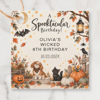 Etiquetas Para Lembrancinhas Bruxa Pequenina Aniversário de Halloween Aquarela
