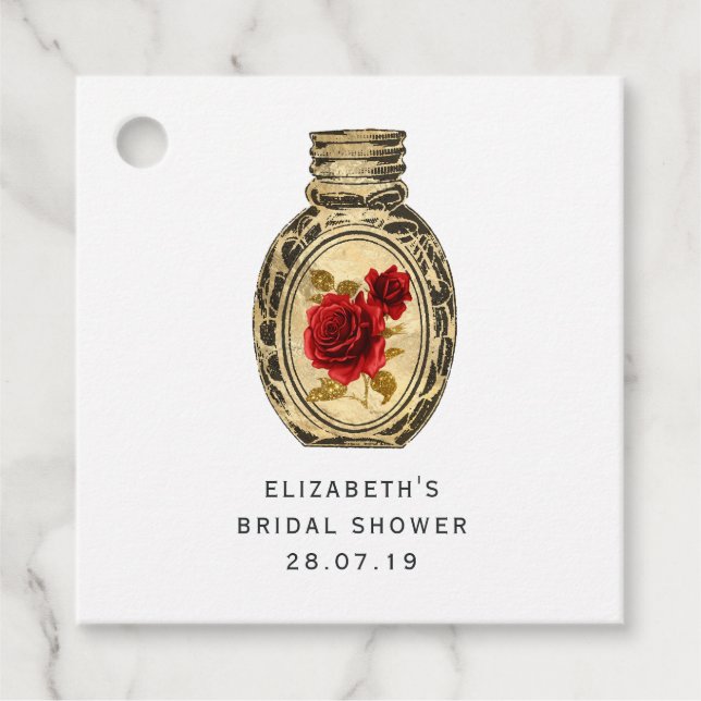 Etiquetas Para Lembrancinhas Bruxa Vermelha Carmesim (Frente)