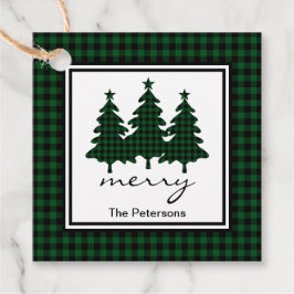 Etiquetas Para Lembrancinhas Búfalos Verdes Verificam Pinheiros