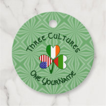 Búlgaro irlandês irlandês Shamrock Flag Personaliz