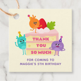 Etiquetas Para Lembrancinhas Bumble Nums Birthday Cake Obrigado