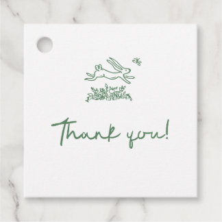 Etiquetas Para Lembrancinhas Bunny Rabbit Baby Shower Favor Tags