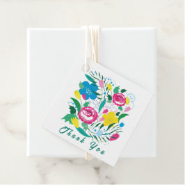 Etiquetas Para Lembrancinhas Buquê colorido.