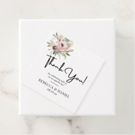 Etiquetas Para Lembrancinhas buquê floral em aquarela rústica