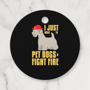 Etiquetas Para Lembrancinhas Cães Pet Combatem Bombeiros