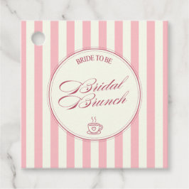 Etiquetas Para Lembrancinhas Café Vintage Listras Rosa Brunch de Noiva Casament