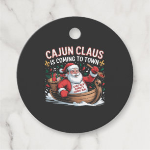 Etiquetas Para Lembrancinhas Cajun Clause está chegando à cidade de Krampus Nat