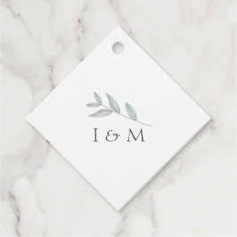 Etiquetas Para Lembrancinhas Caligrafia elegante Casamento Botânico