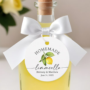 Etiquetas Para Lembrancinhas Caligrafia Homemade Limoncello Watercolor Lemon