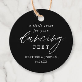 Etiquetas Para Lembrancinhas Caligrafia Negra Calçados Dançando Casamento Negra