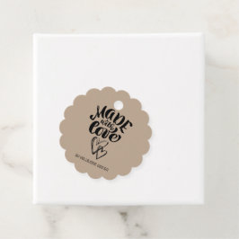 Etiquetas Para Lembrancinhas Caligrafia personalizável minimalista feita com am