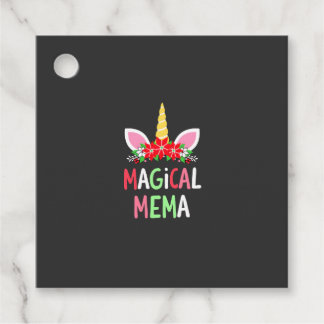 Etiquetas Para Lembrancinhas Camisa Mágica Mema Unicórnio Natal Camisa de Pijam