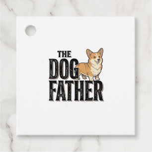 Etiquetas Para Lembrancinhas Camiseta De Gravura Vintage Dogfather Corgi Engraç