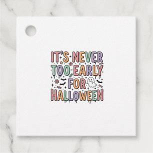 Etiquetas Para Lembrancinhas Camiseta Típográfica Cute Vintage Halloween Muito