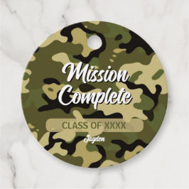 Etiquetas Para Lembrancinhas Camouflage em negrito, verde, castanho, bronzeado