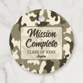 Etiquetas Para Lembrancinhas Camuflagem russa Sombras terríveis de Brown & Tan