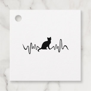 Etiquetas Para Lembrancinhas Caneca de Gato - Caneca de Café com Pulso de Gato