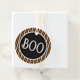 Etiquetas Para Lembrancinhas Carnaval de Halloween Mágico Laranja e Preto