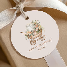 Carruagem de Bebê Floral Elegante