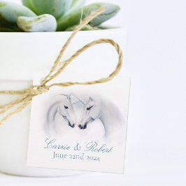 Etiquetas Para Lembrancinhas Casal White Unicorns Love