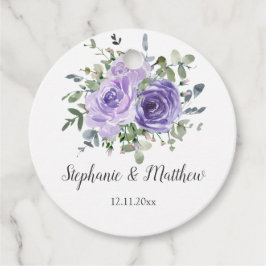 Etiquetas Para Lembrancinhas Casamento Botânico Eucalyptus Rosas Roxos