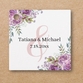 Etiquetas Para Lembrancinhas casamento botânico rosa-moderno na moda