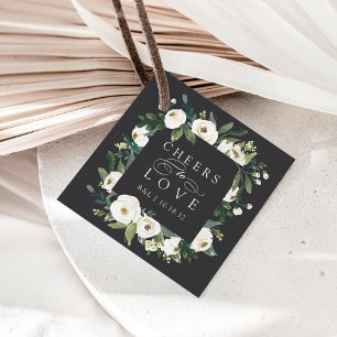 Etiquetas Para Lembrancinhas Casamento "Cheers to Love" com a autoria de White
