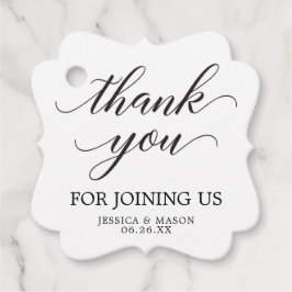 Etiquetas Para Lembrancinhas Casamento Clássico Obrigado Marca Favorável