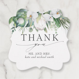 Etiquetas Para Lembrancinhas Casamento Com Orquídeas Brancas Do Rei Branco Obr