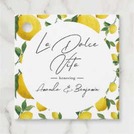 Etiquetas Para Lembrancinhas Casamento com Tema de Limão La Dolce Vita Mediterr