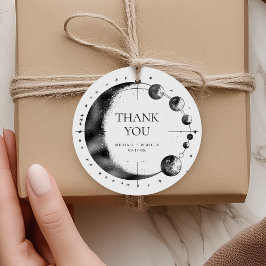 Etiquetas Para Lembrancinhas Casamento da Lua Negra Celestial Fase Negra